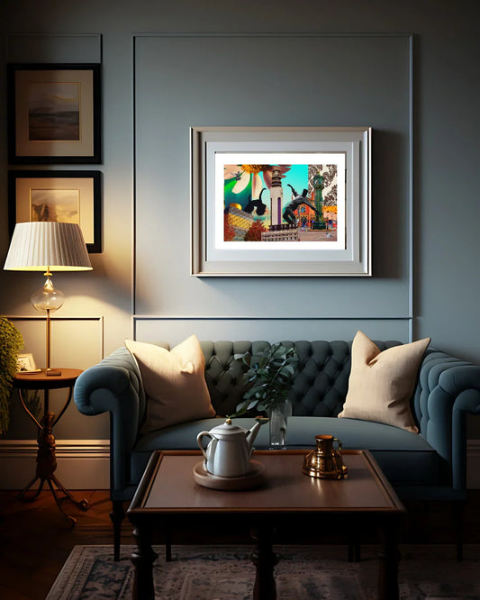 Heart of Brum – Jewellery Quarter Collage Print – Rare Limited Edition of 10