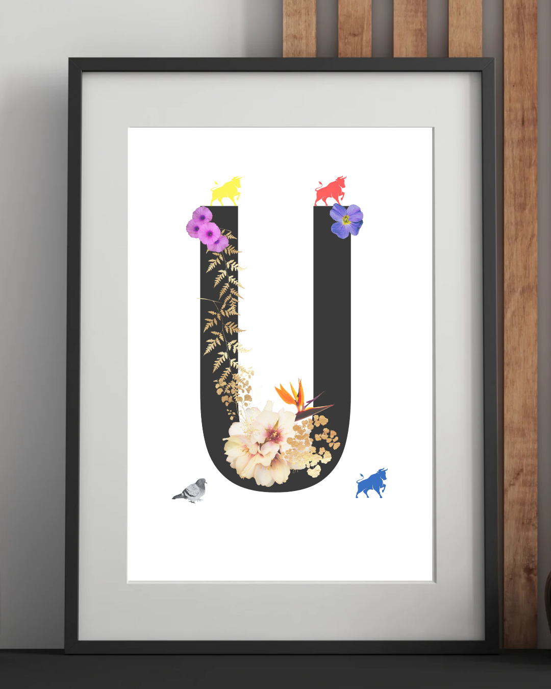 Brummie Alphabet/Monogram Art Prints