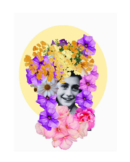 Anne Frank Feminist Art - Empowering Wall Decor for Inspiration