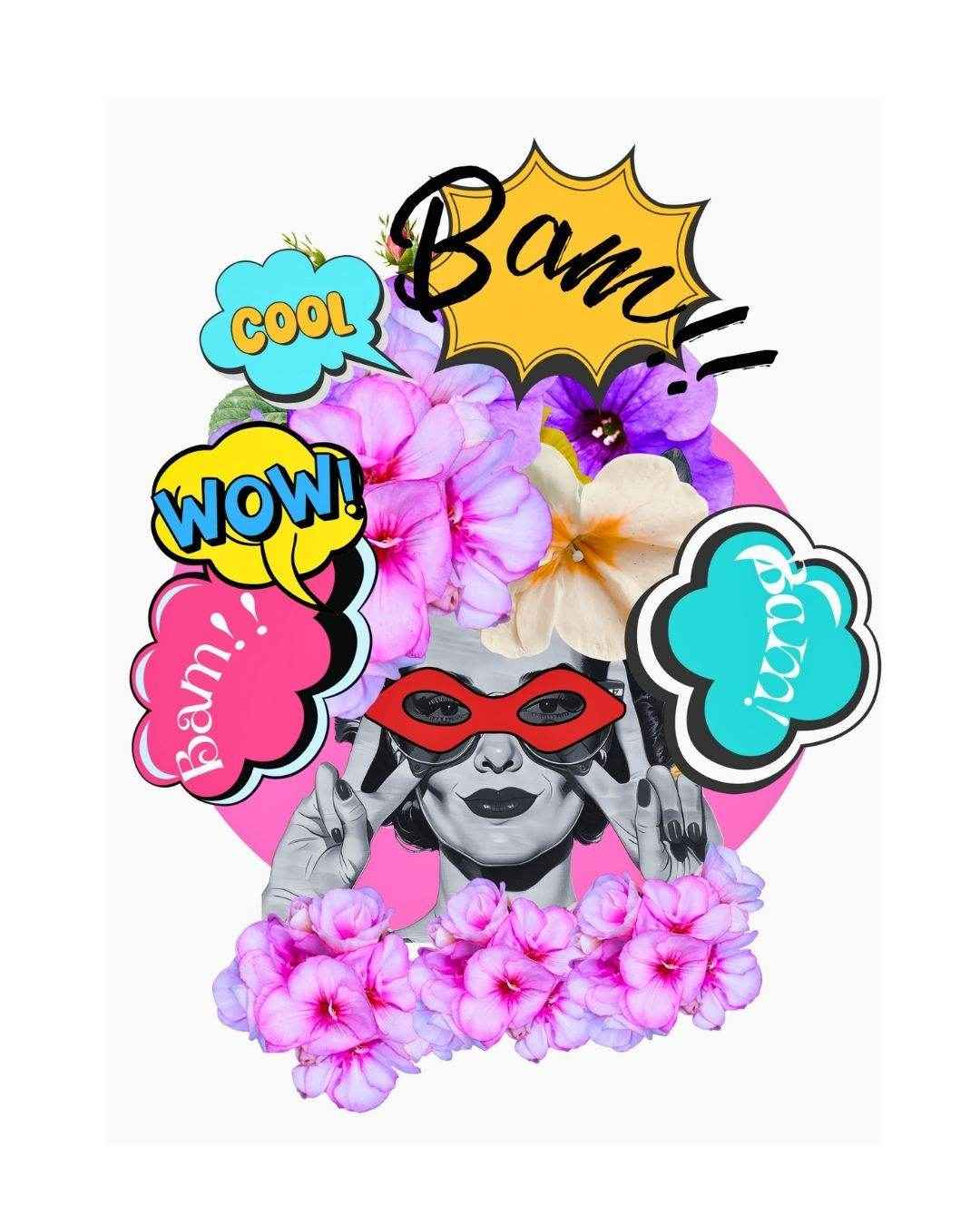 BAM! Superwoman art - Brummy Artist UK
