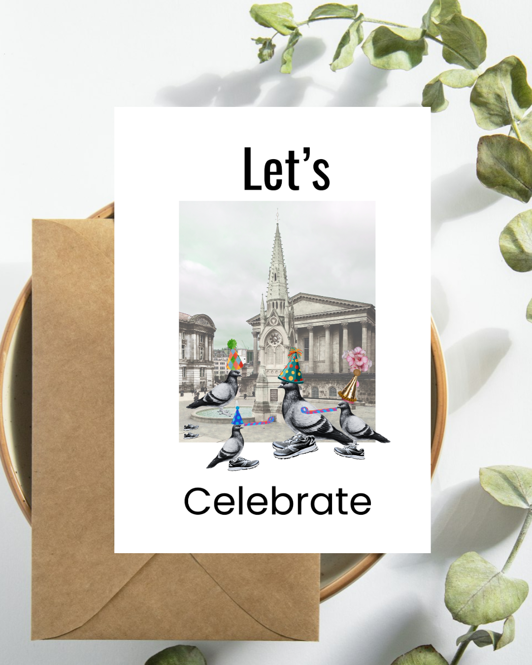 Chamberlain Square – Party Time Greeting card