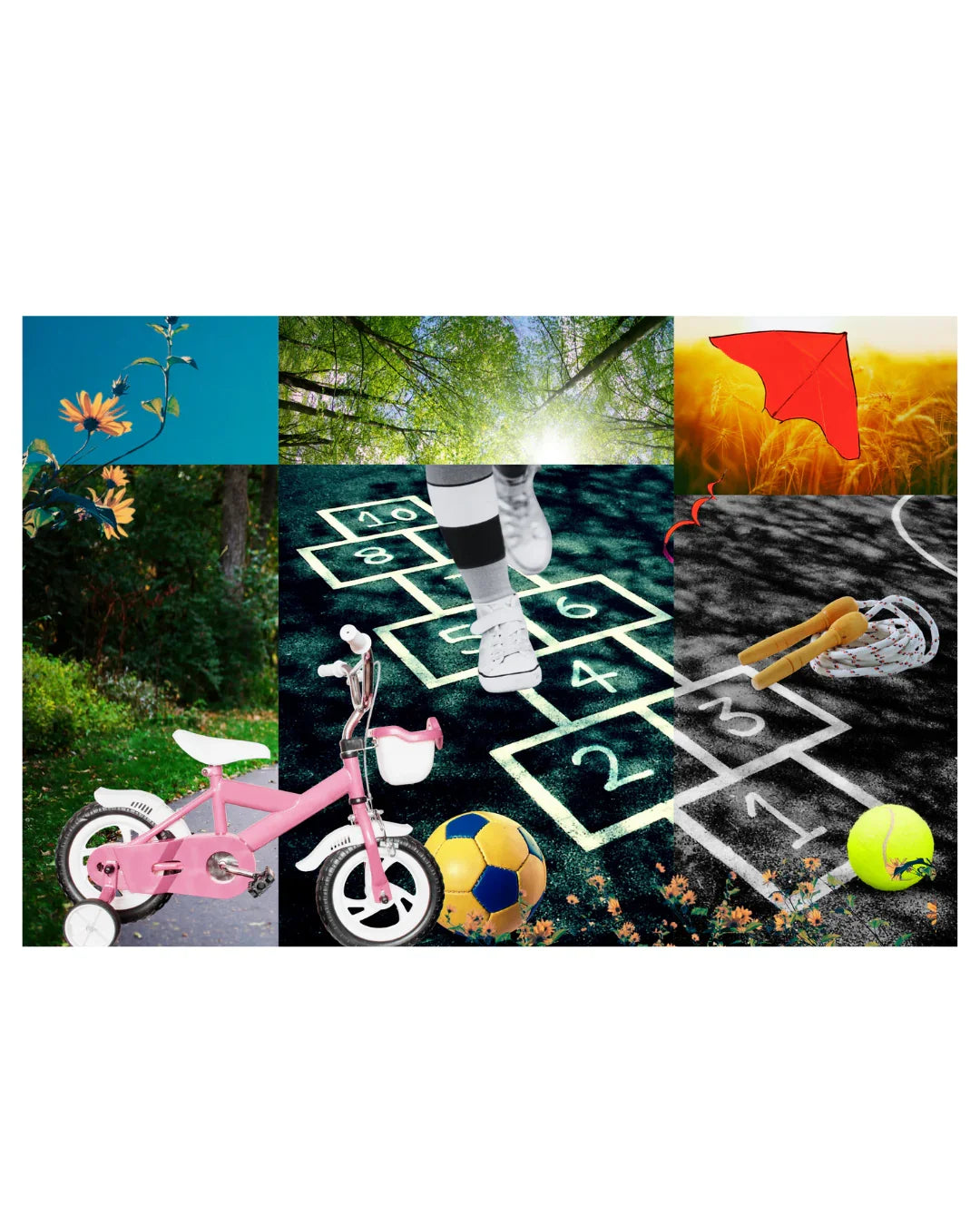 Childhood in Brum – Playful Memories Collage – Rare Limited Edition of 10