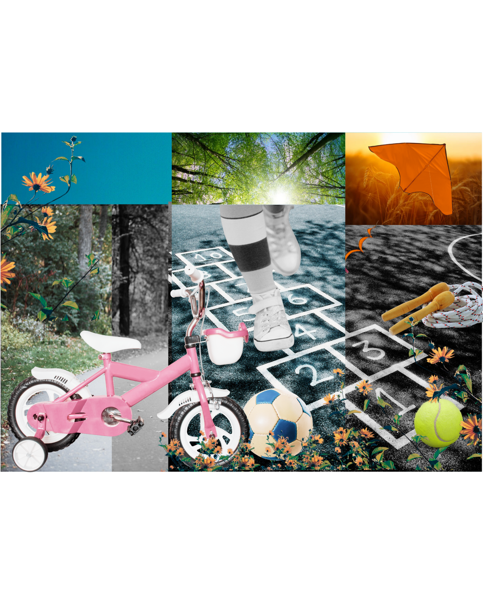 Childhood in Brum – Playful Memories Collage – Rare Limited Edition of 10