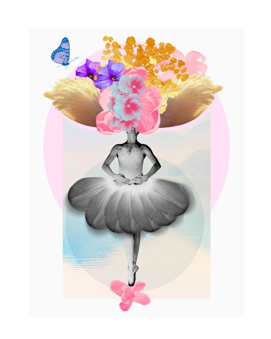 Swan Lake First Position ballet artwork