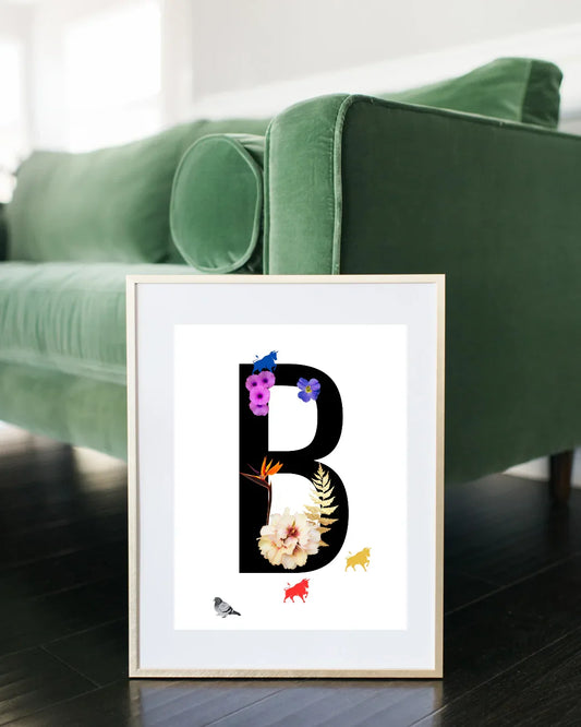 Brummie Alphabet/Monogram Art Prints
