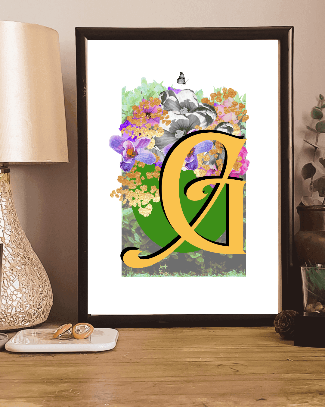 Monogram Letter Art Prints A-Z | Open Edition