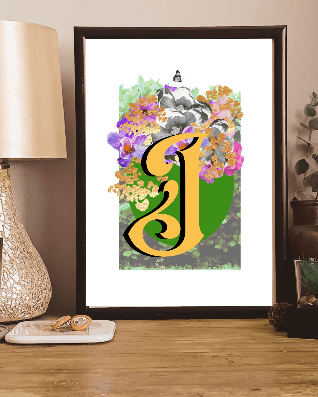 Monogram Letter Art Prints A-Z | Open Edition