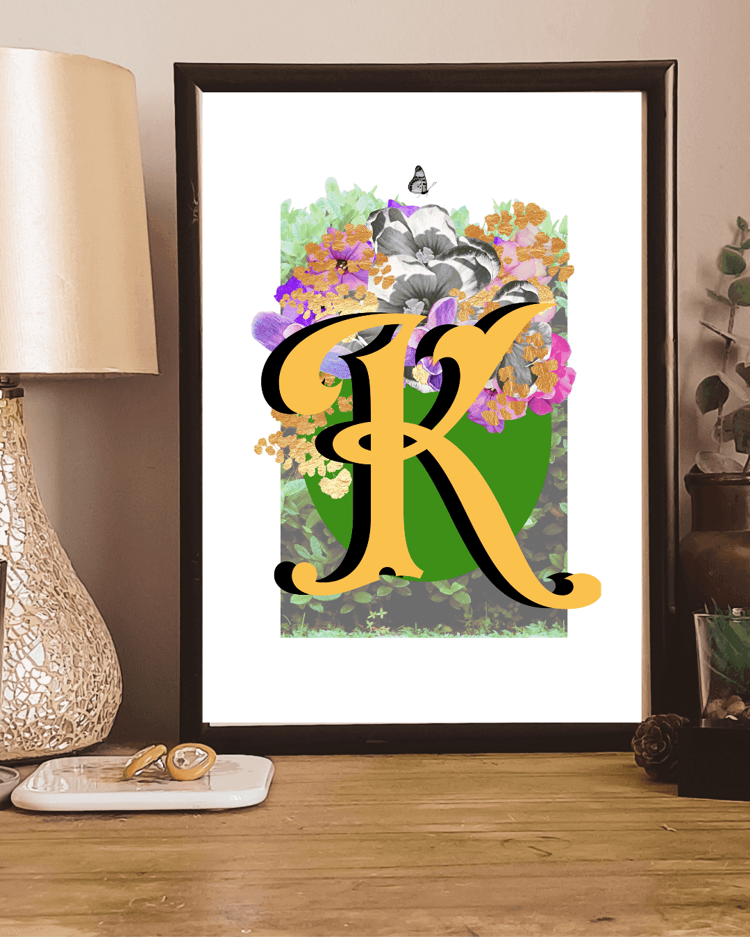 Monogram Letter Art Prints A-Z | Open Edition