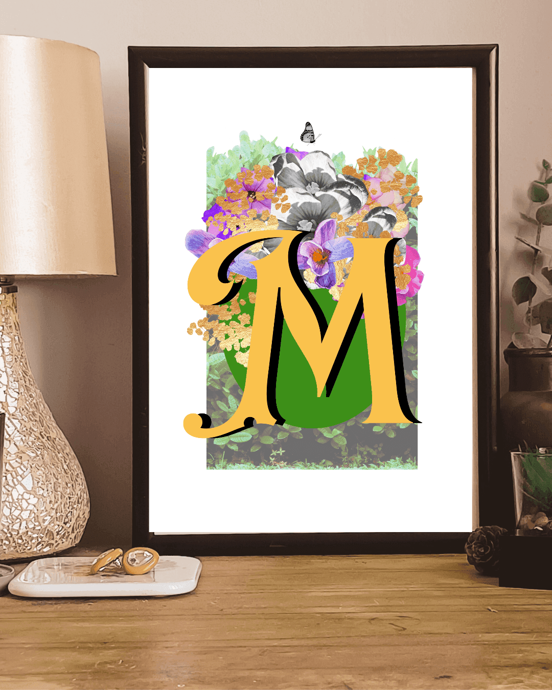 Monogram Letter Art Prints A-Z | Open Edition