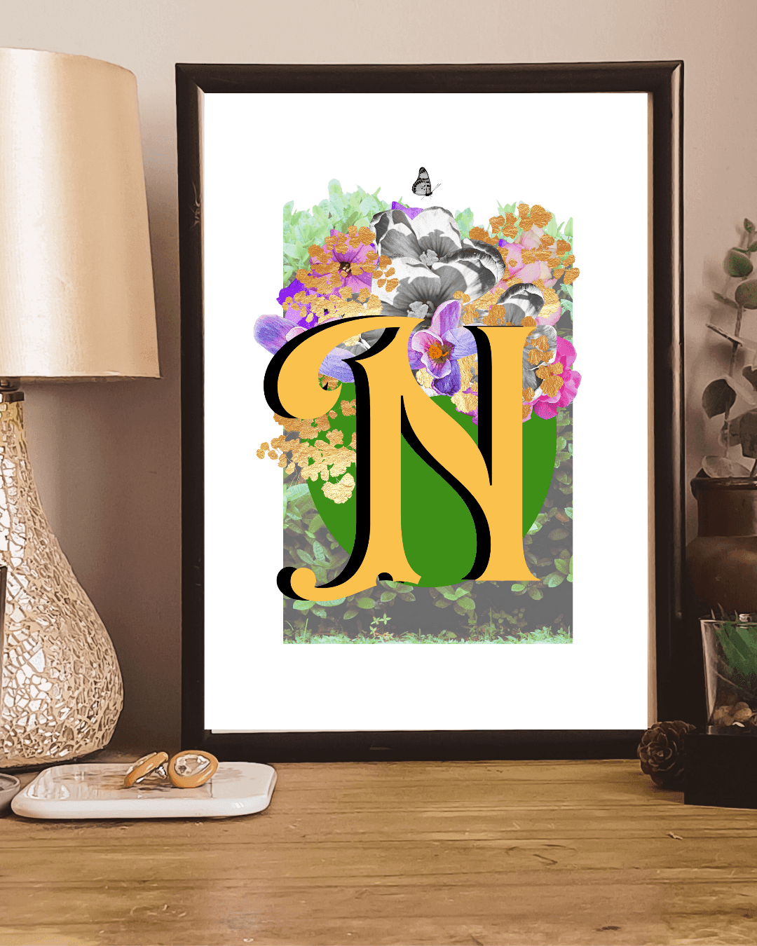Monogram Letter Art Prints A-Z | Open Edition