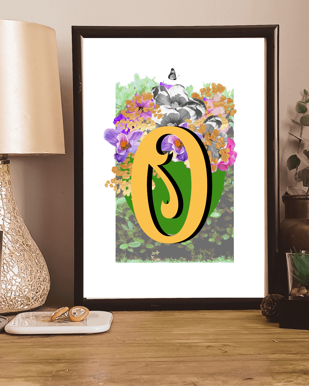 Monogram Letter Art Prints A-Z | Open Edition