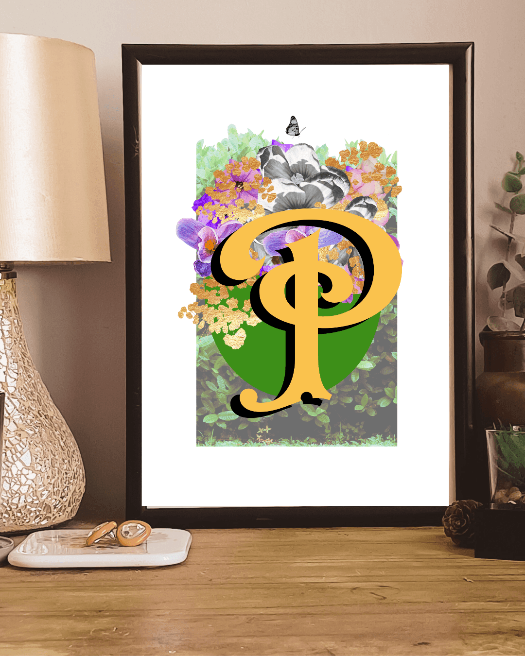 Monogram Letter Art Prints A-Z | Open Edition