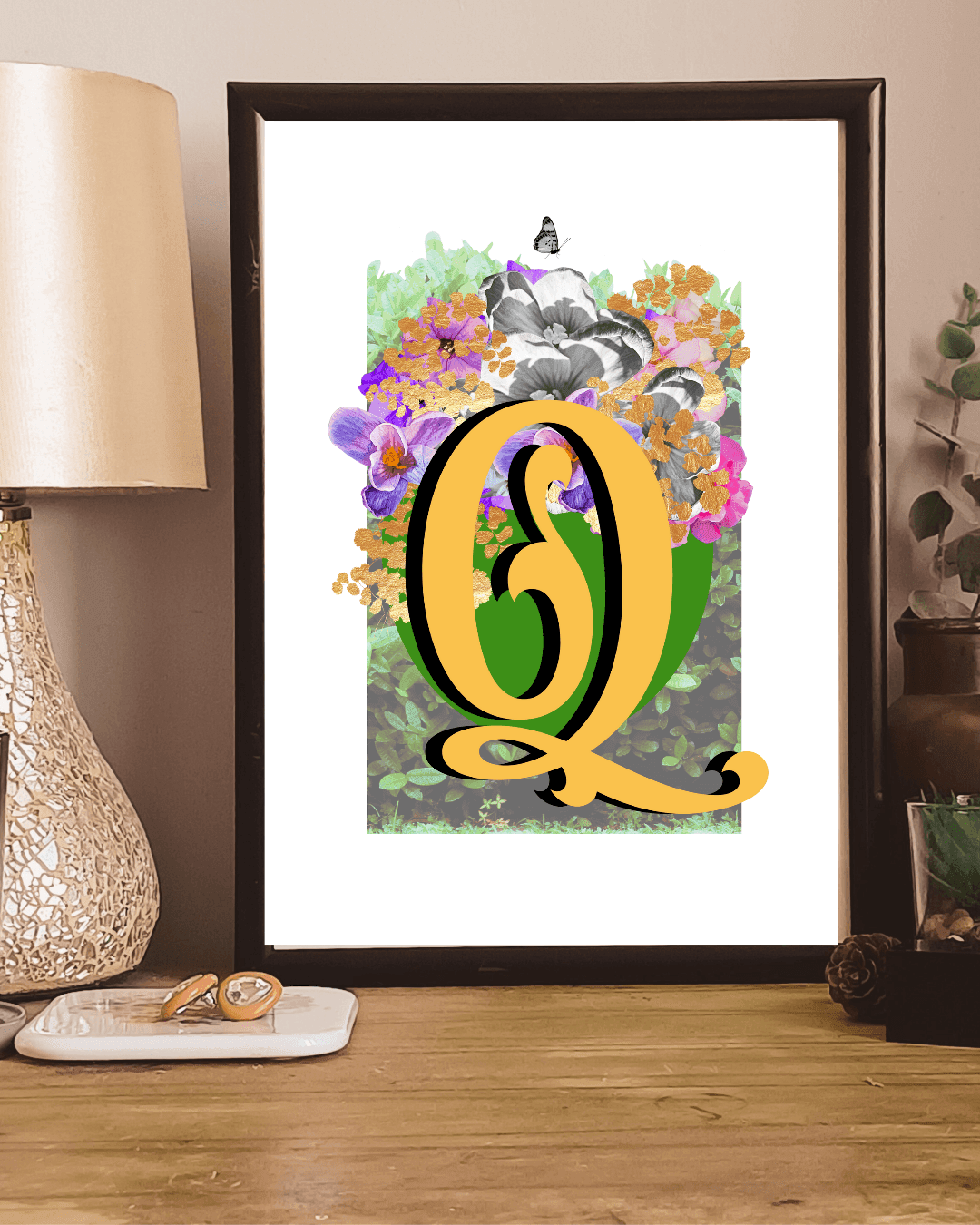 Monogram Letter Art Prints A-Z | Open Edition