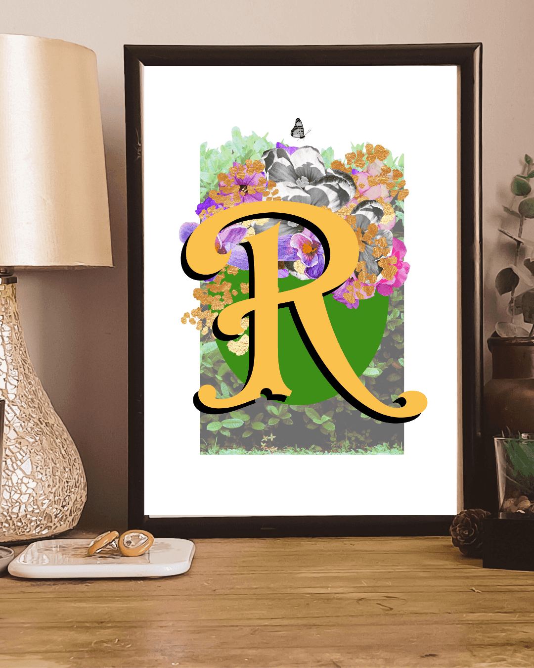 Monogram Letter Art Prints A-Z | Open Edition
