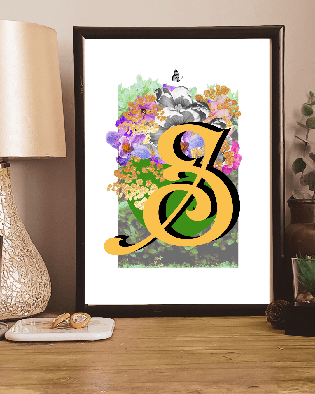 Monogram Letter Art Prints A-Z | Open Edition