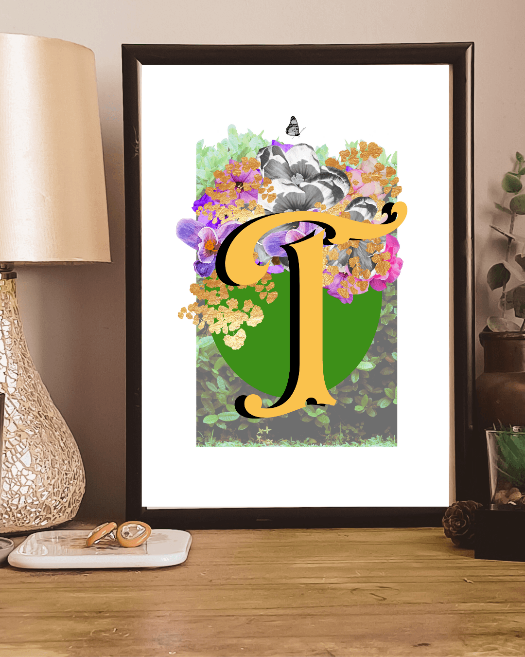 Monogram Letter Art Prints A-Z | Open Edition