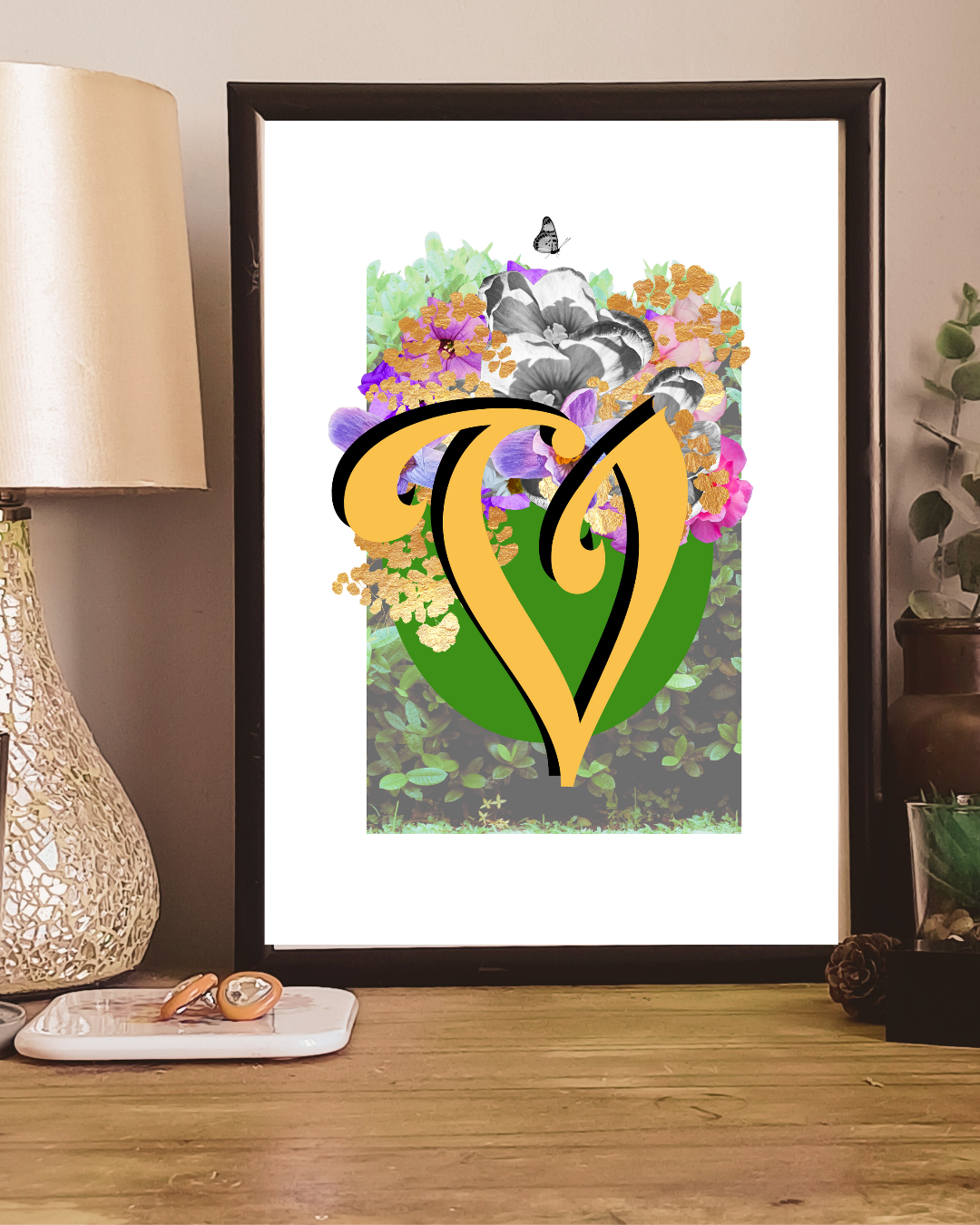 Monogram Letter Art Prints A-Z | Open Edition