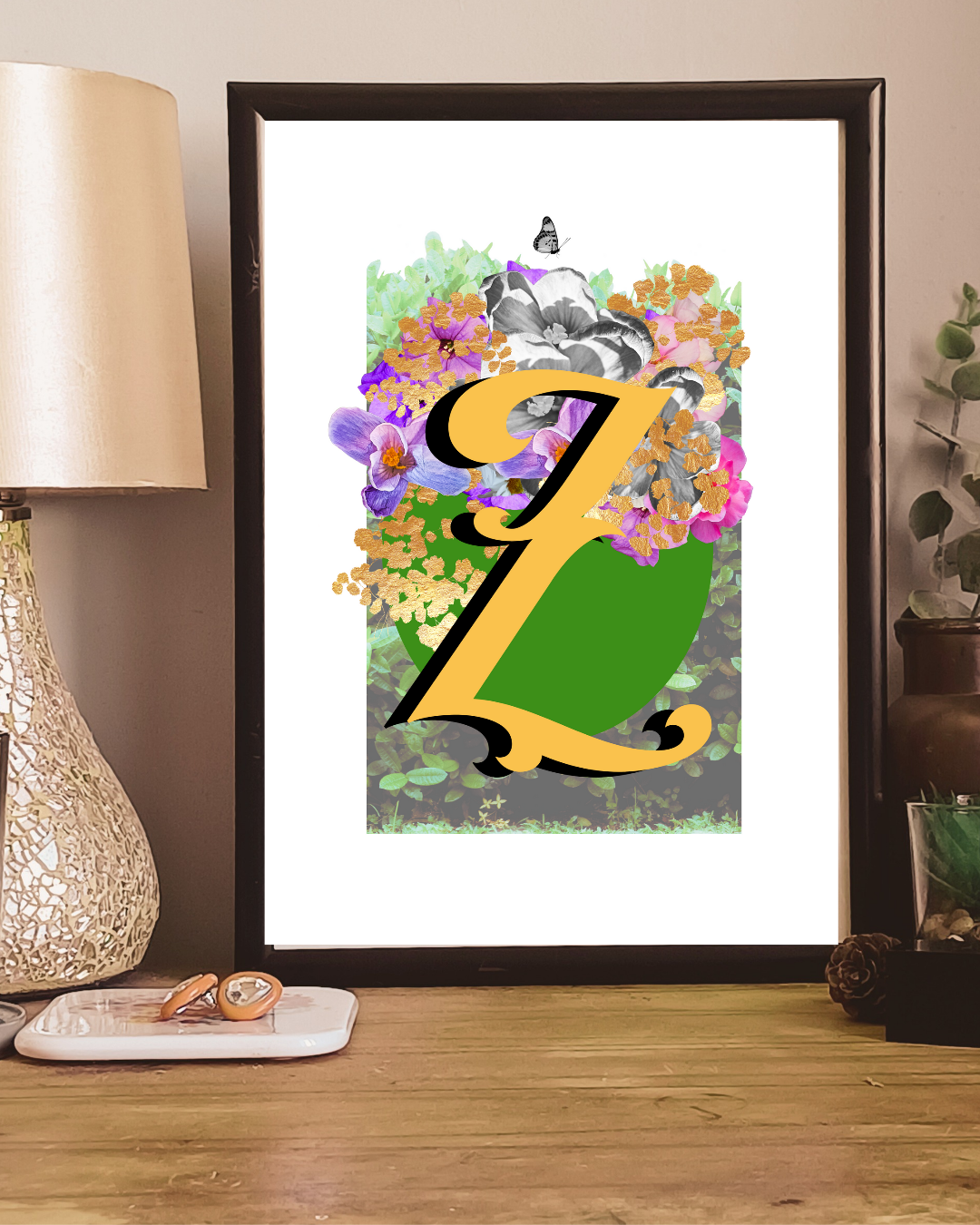 Monogram Letter Art Prints A-Z | Open Edition