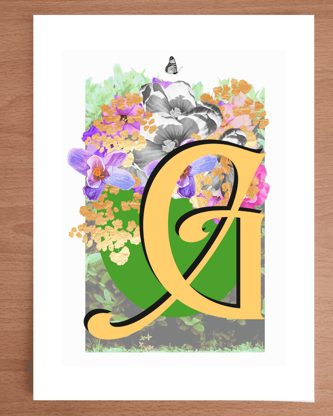 Monogram Letter Art Prints A-Z | Open Edition