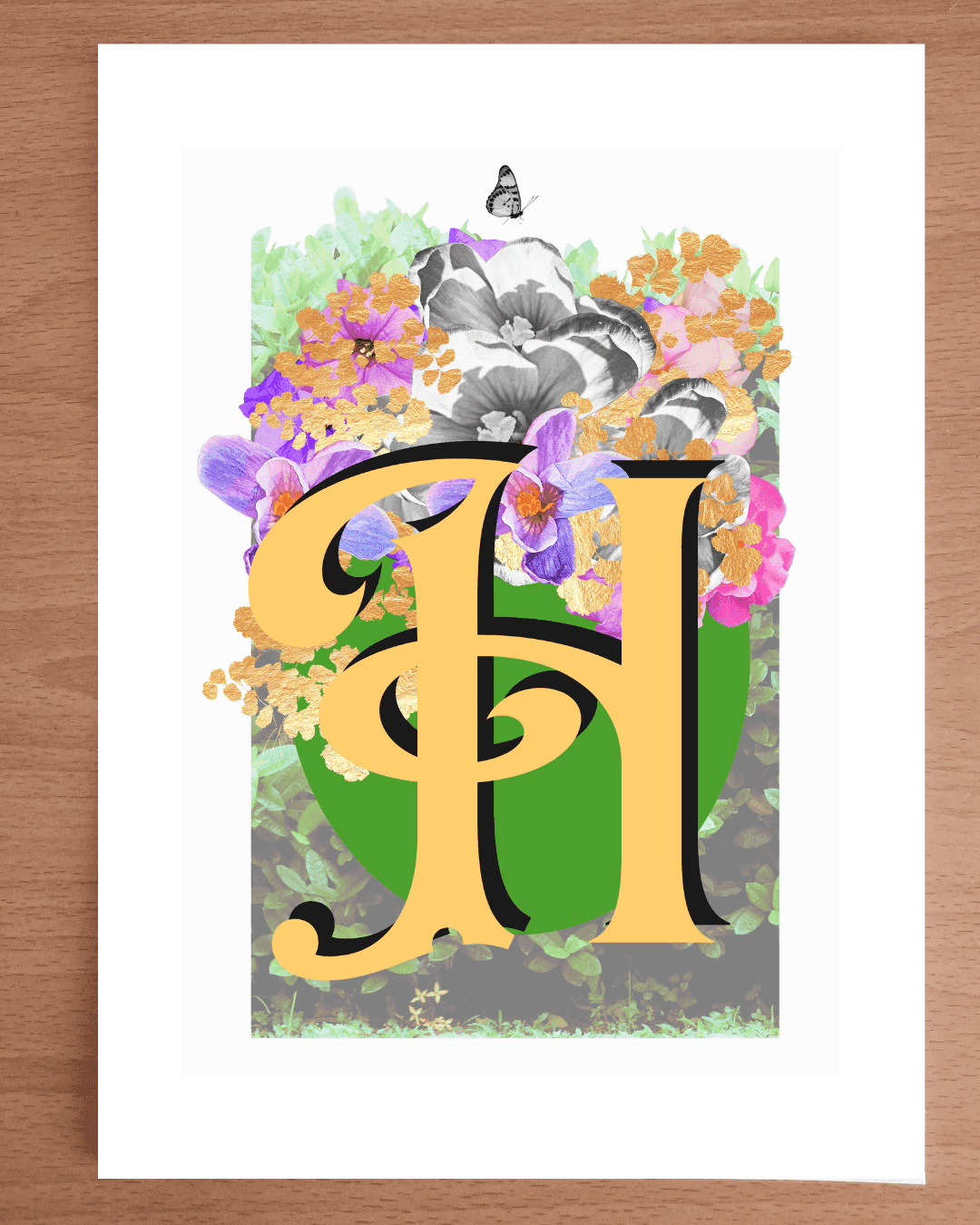 Monogram Letter Art Prints A-Z | Open Edition