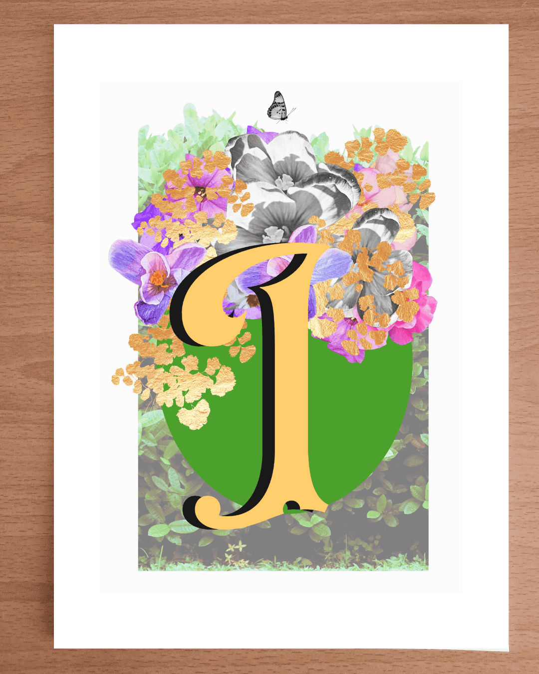 Monogram Letter Art Prints A-Z | Open Edition