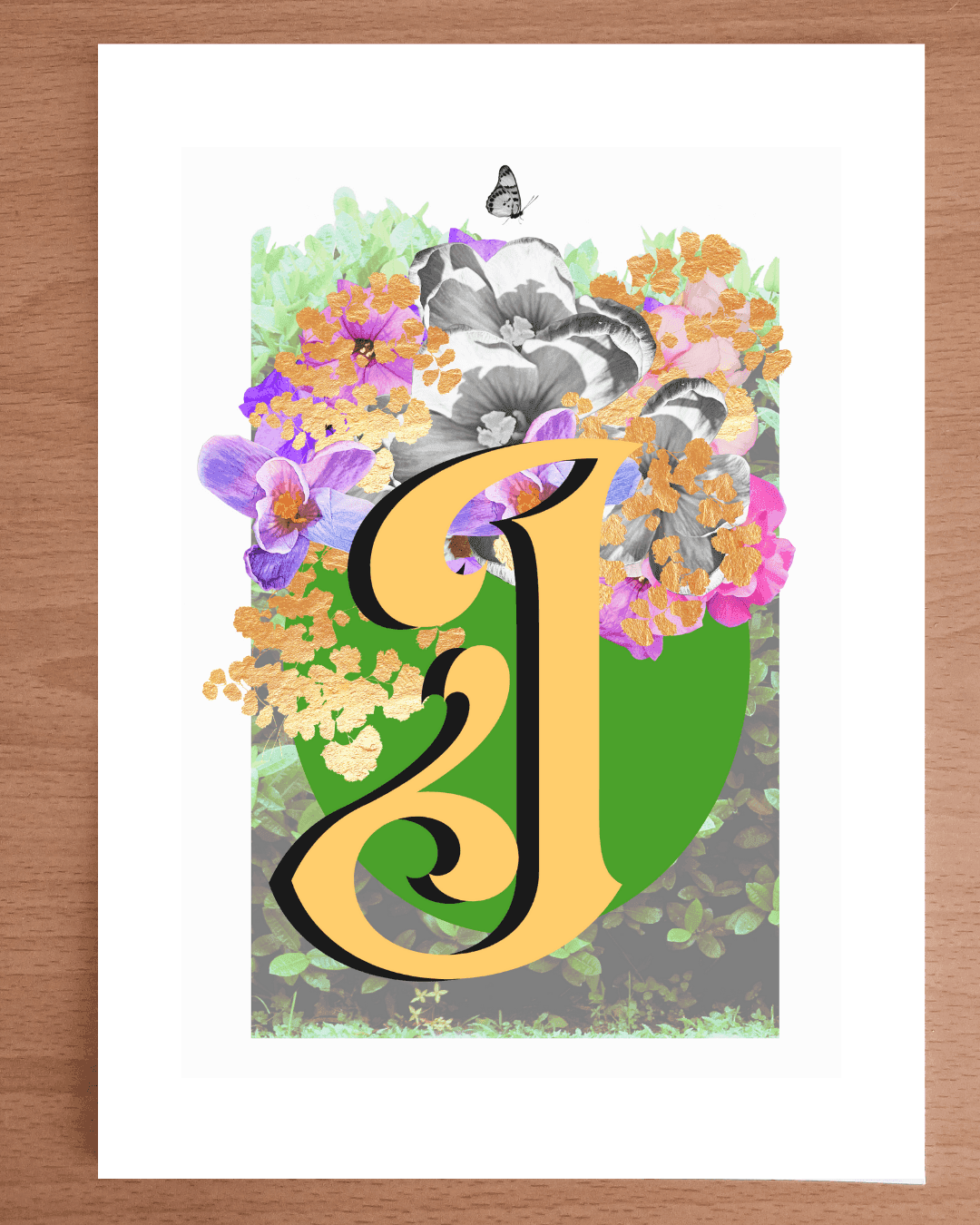 Monogram Letter Art Prints A-Z | Open Edition