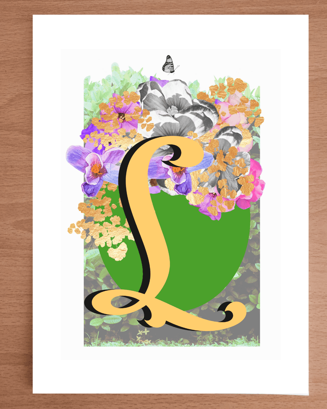 Monogram Letter Art Prints A-Z | Open Edition