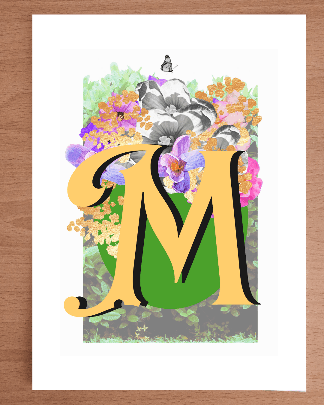 Monogram Letter Art Prints A-Z | Open Edition
