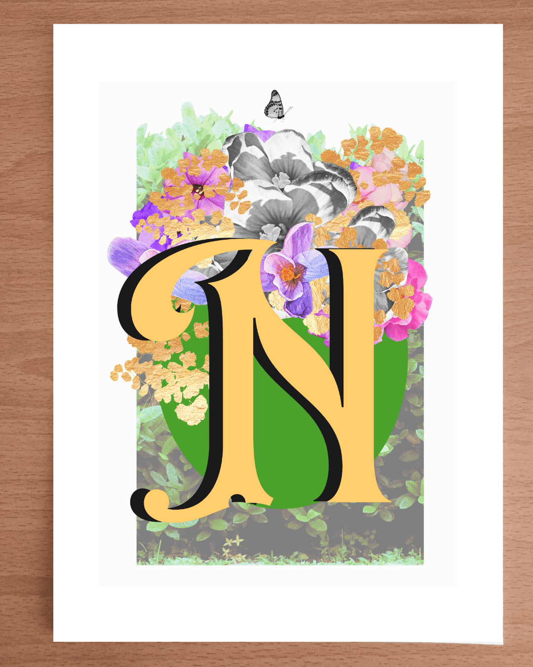 Monogram Letter Art Prints A-Z | Open Edition