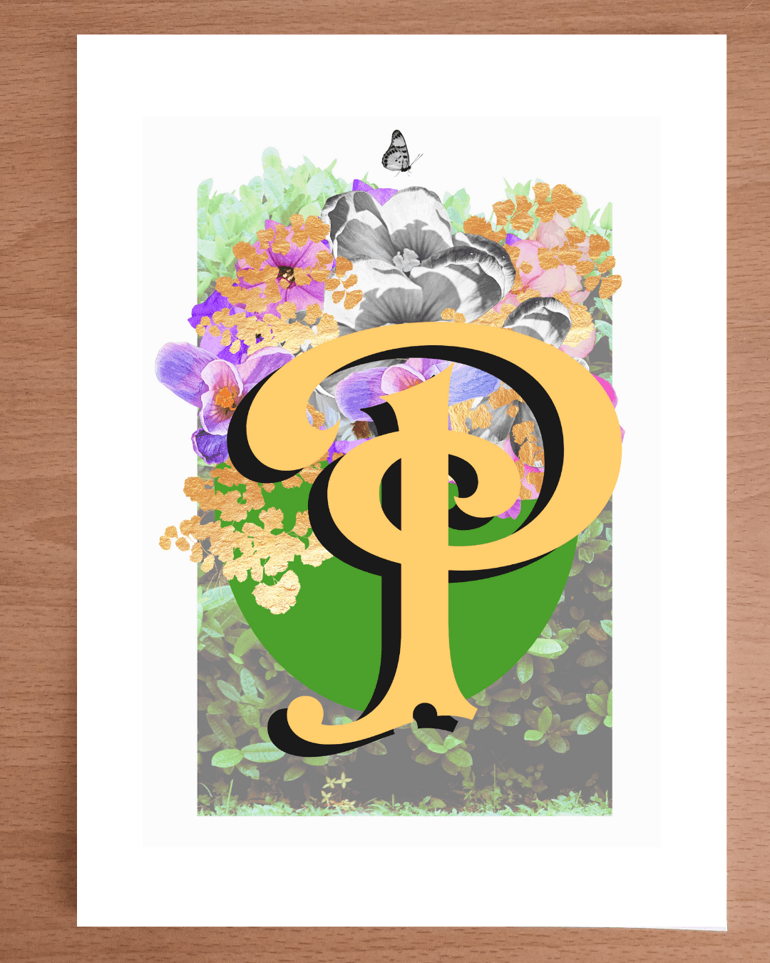 Monogram Letter Art Prints A-Z | Open Edition