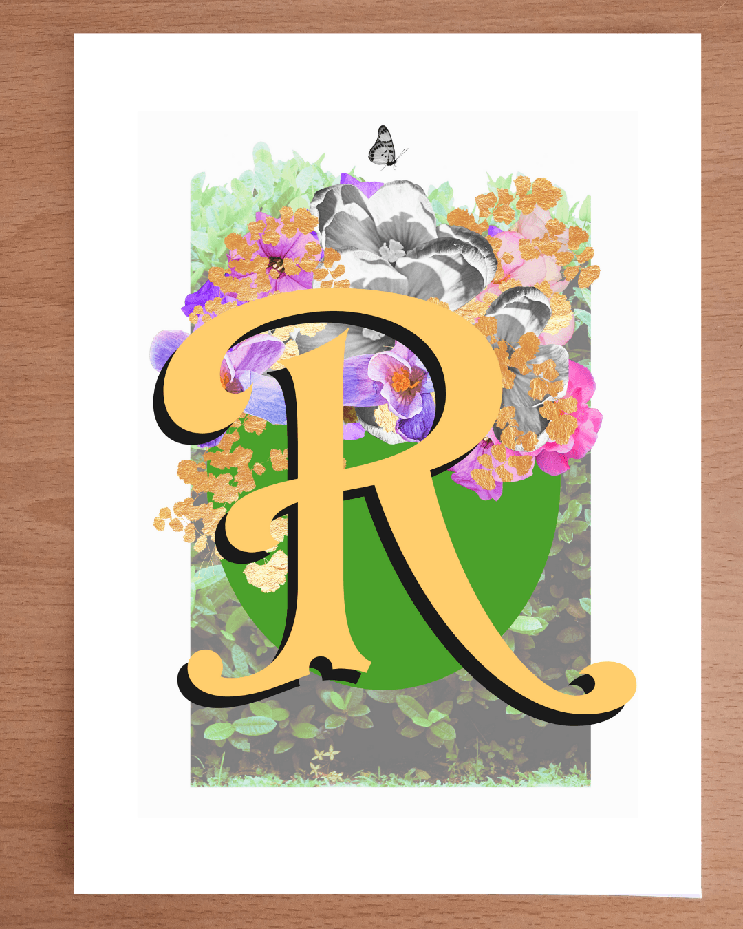 Monogram Letter Art Prints A-Z | Open Edition