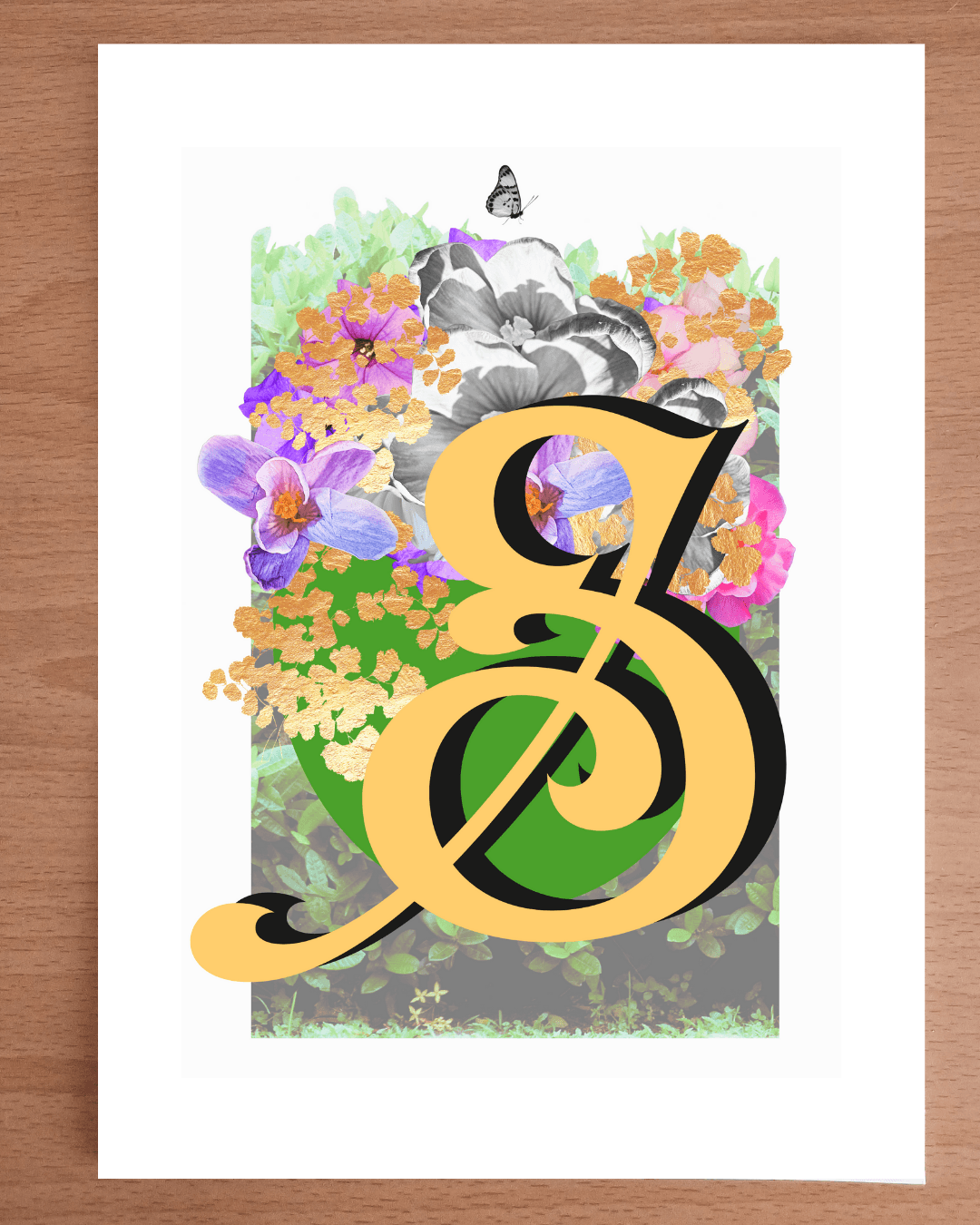 Monogram Letter Art Prints A-Z | Open Edition