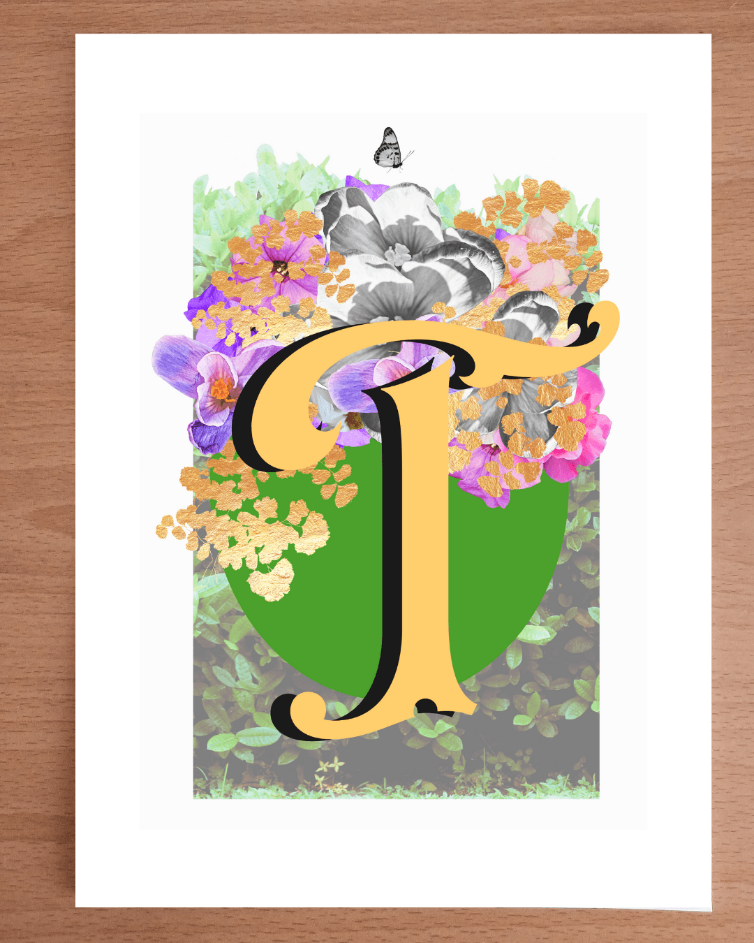 Monogram Letter Art Prints A-Z | Open Edition