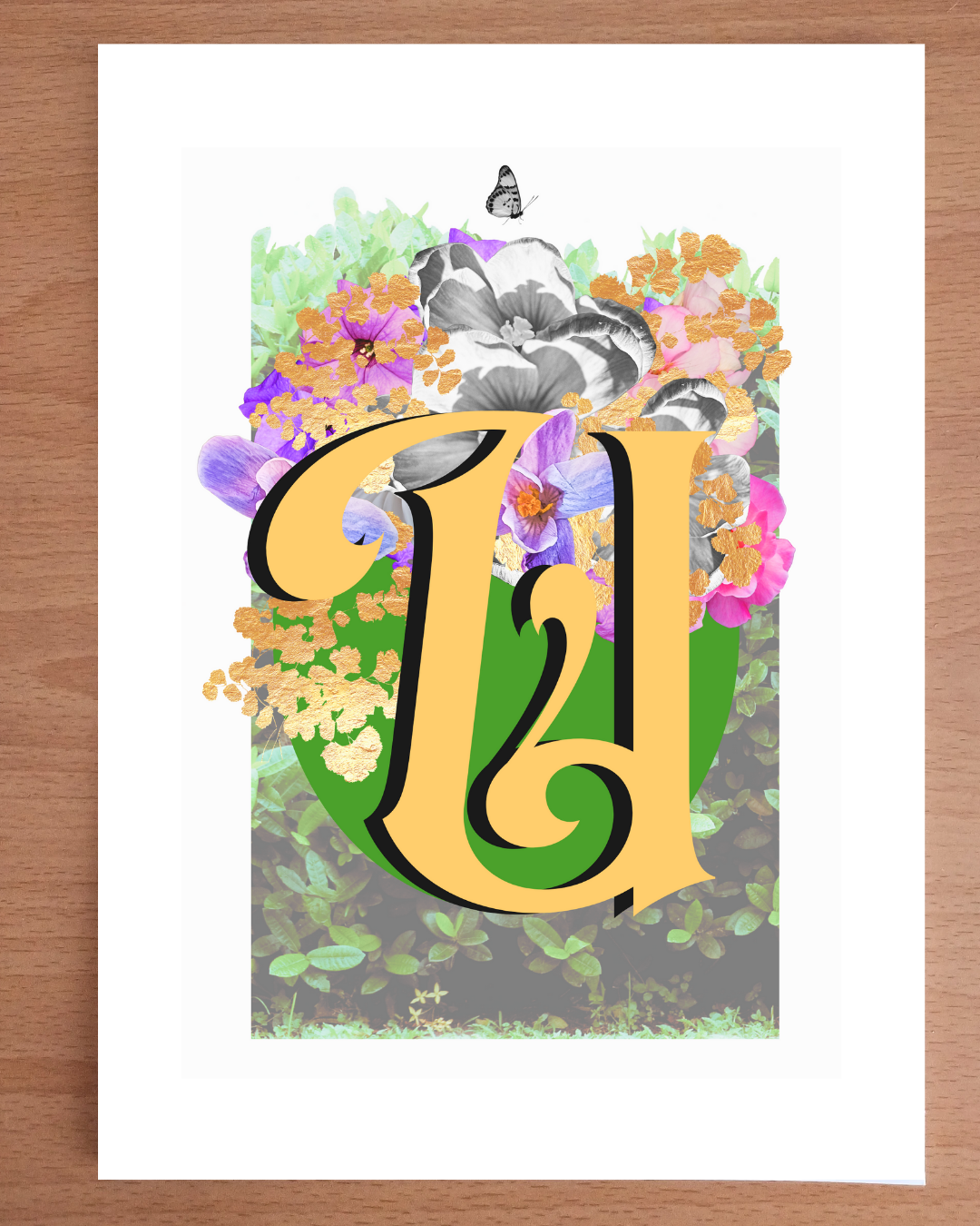 Monogram Letter Art Prints A-Z | Open Edition