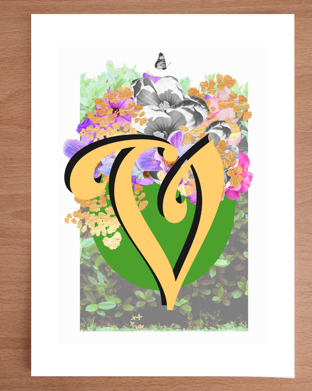 Monogram Letter Art Prints A-Z | Open Edition