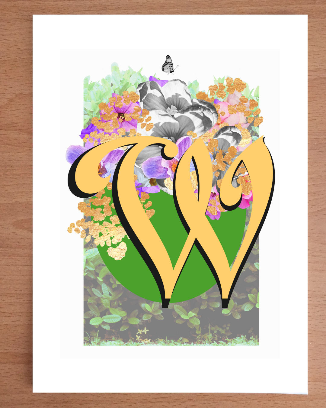 Monogram Letter Art Prints A-Z | Open Edition