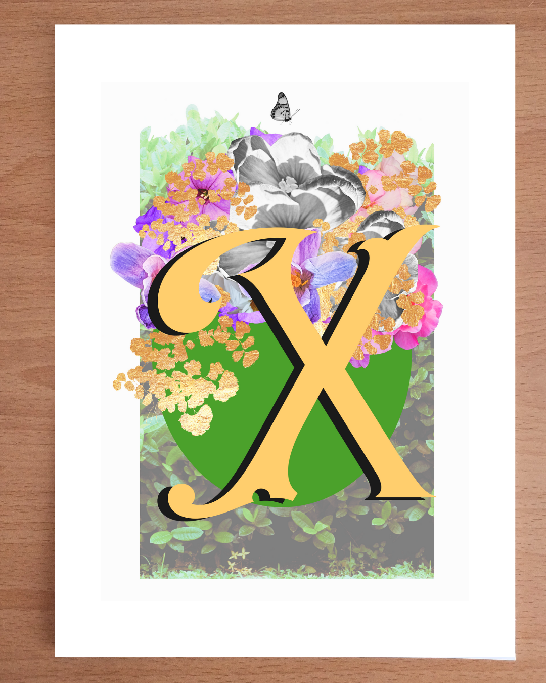 Monogram Letter Art Prints A-Z | Open Edition