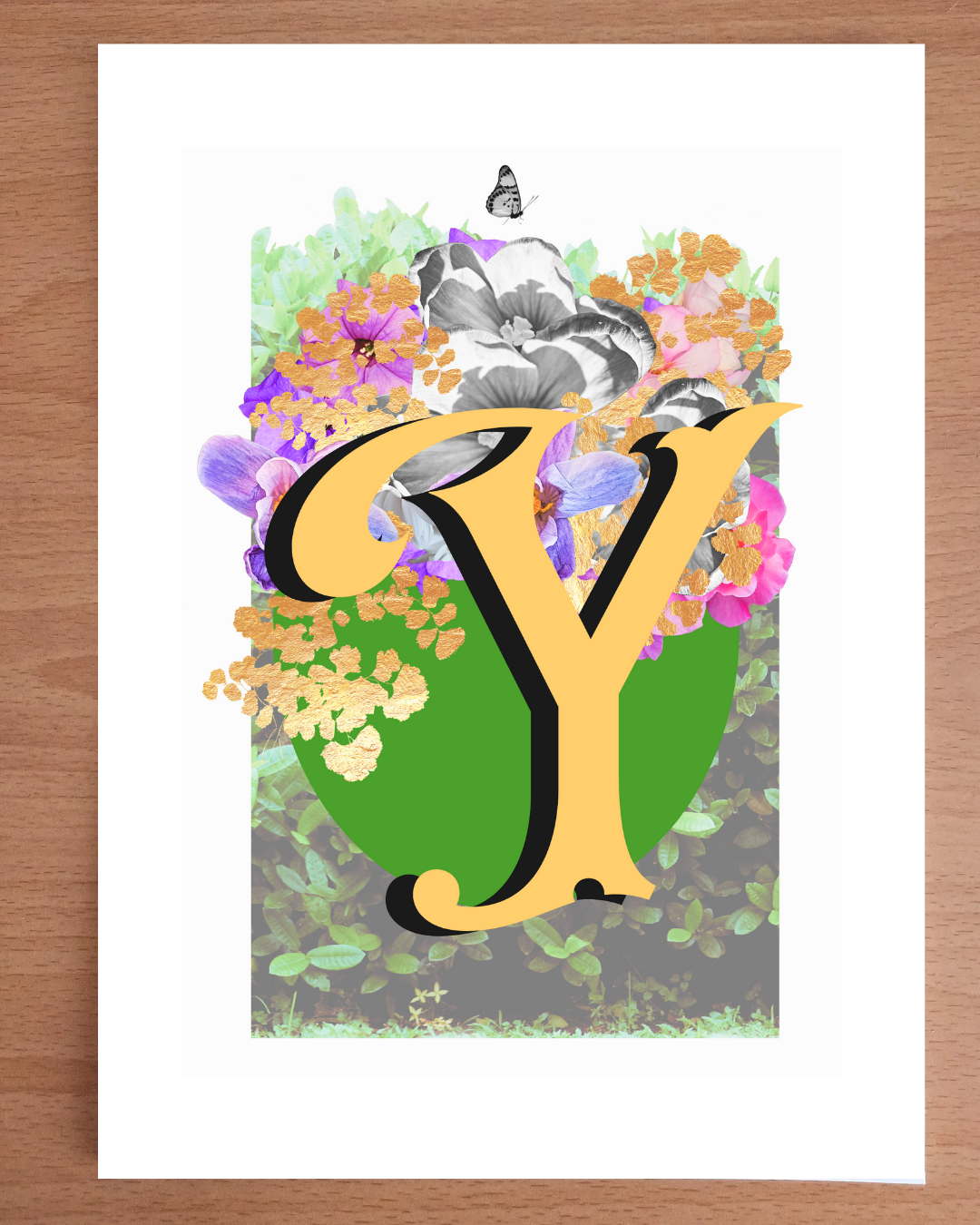 Monogram Letter Art Prints A-Z | Open Edition