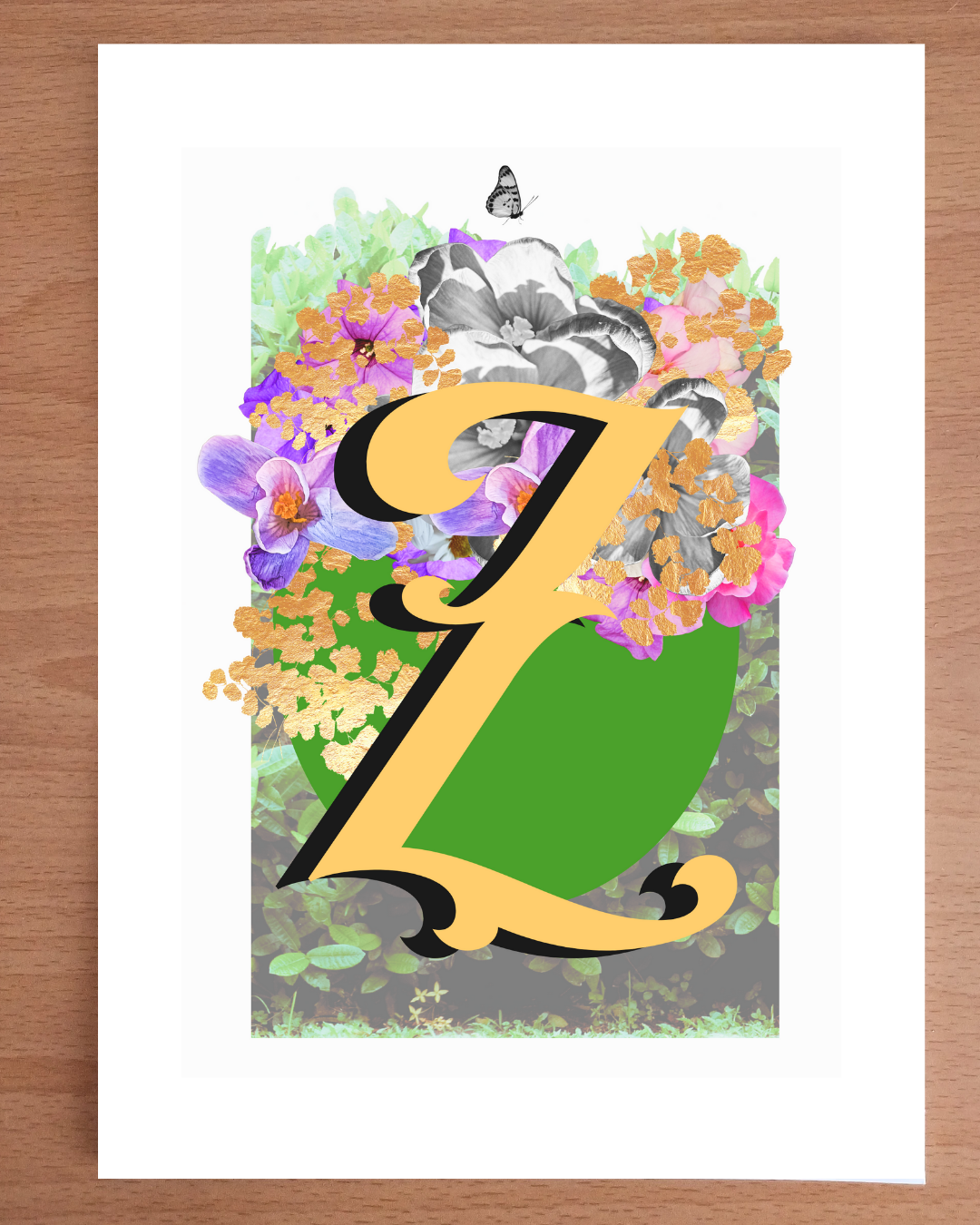 Monogram Letter Art Prints A-Z | Open Edition