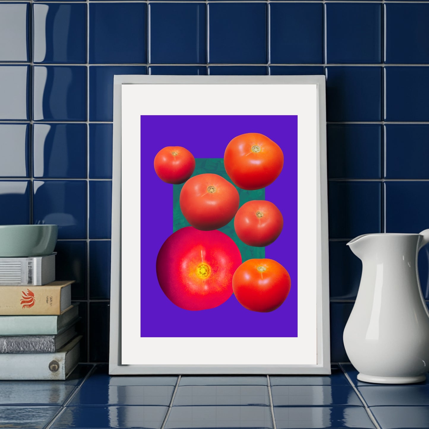 Domestic Orbits - Tomato collage — A4 Limited Edition (25)