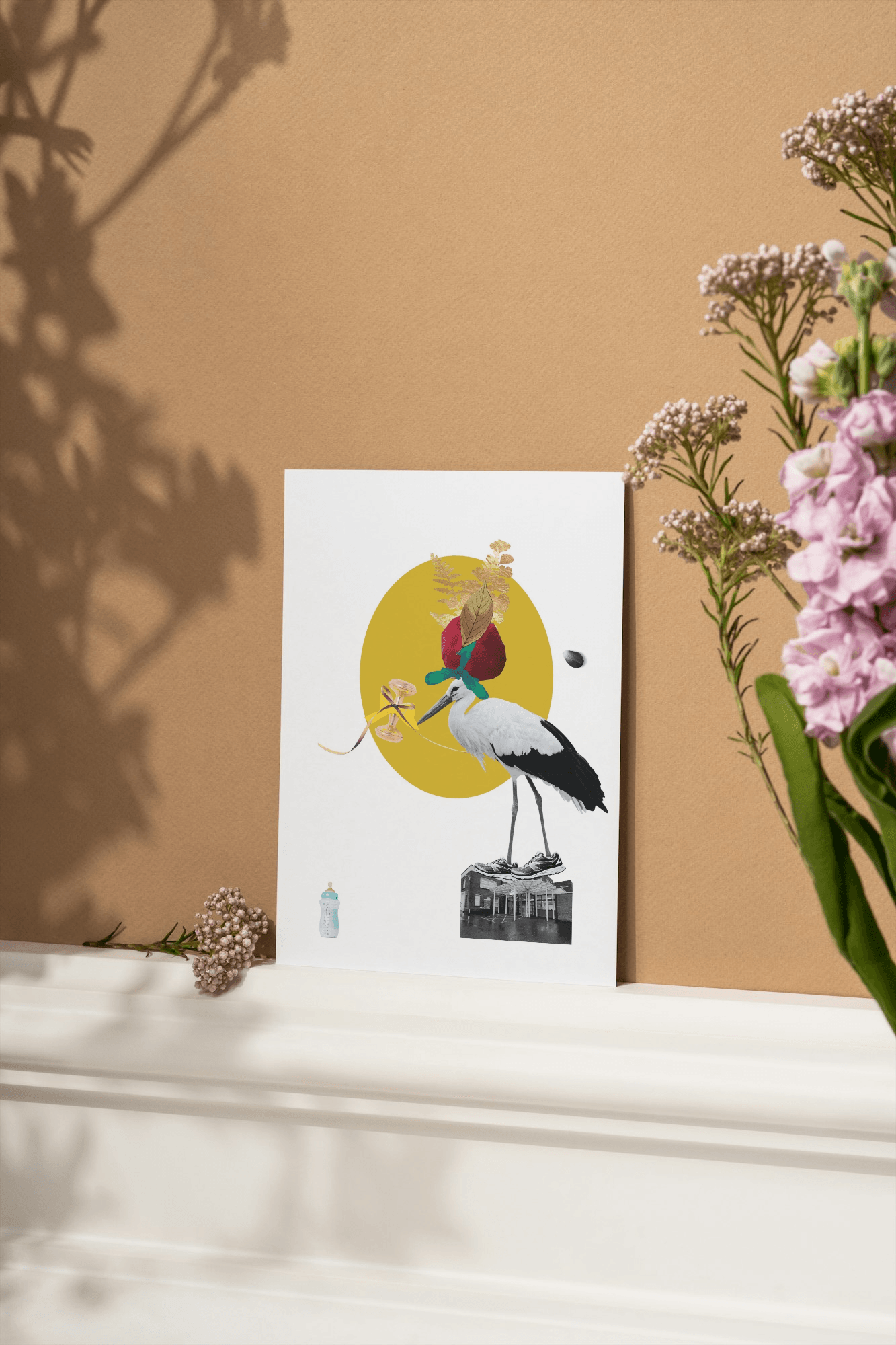 Congratulations on your new baby, inspired Brummie card