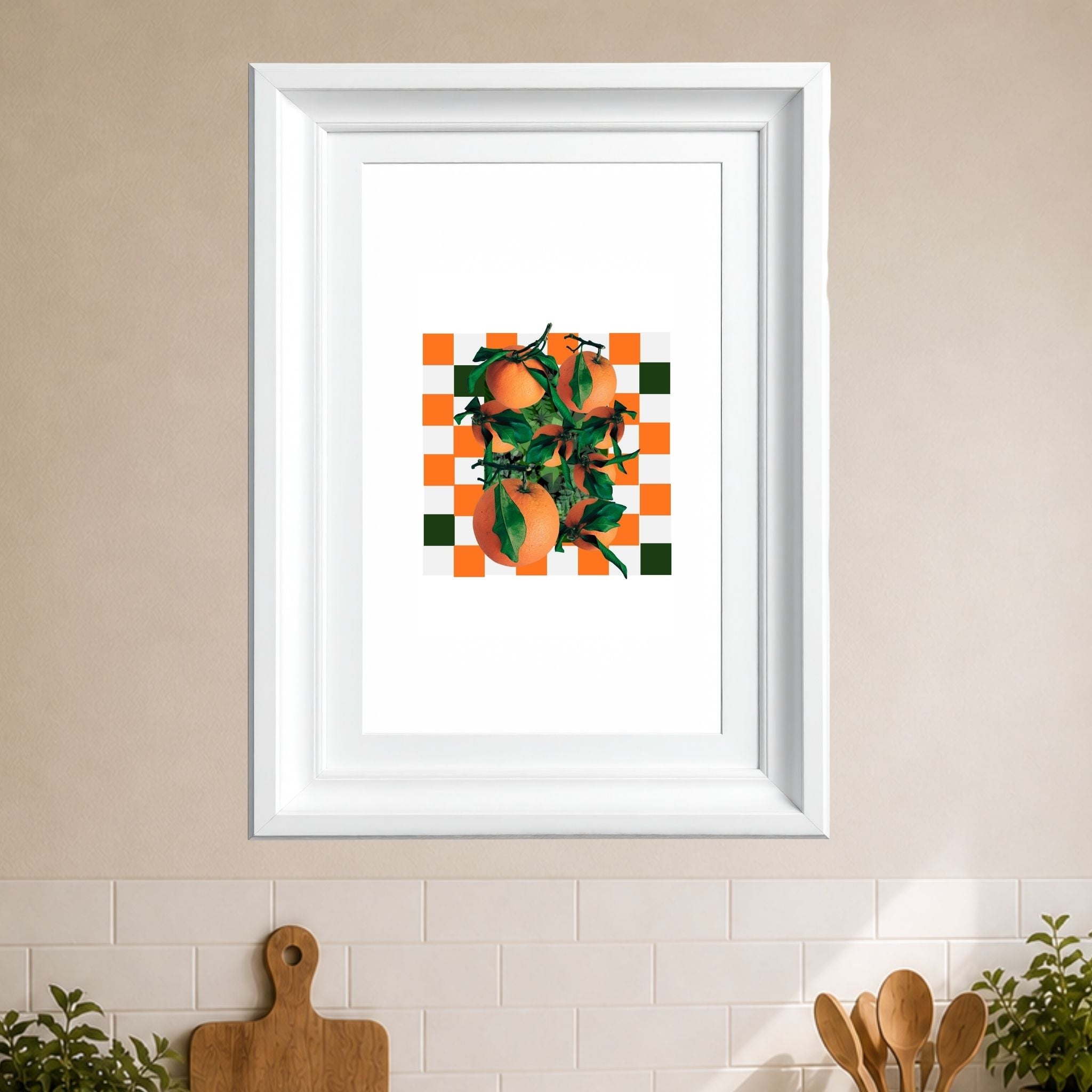 Alfresco - Juicy Oranges collage — A4 Limited Edition (25)