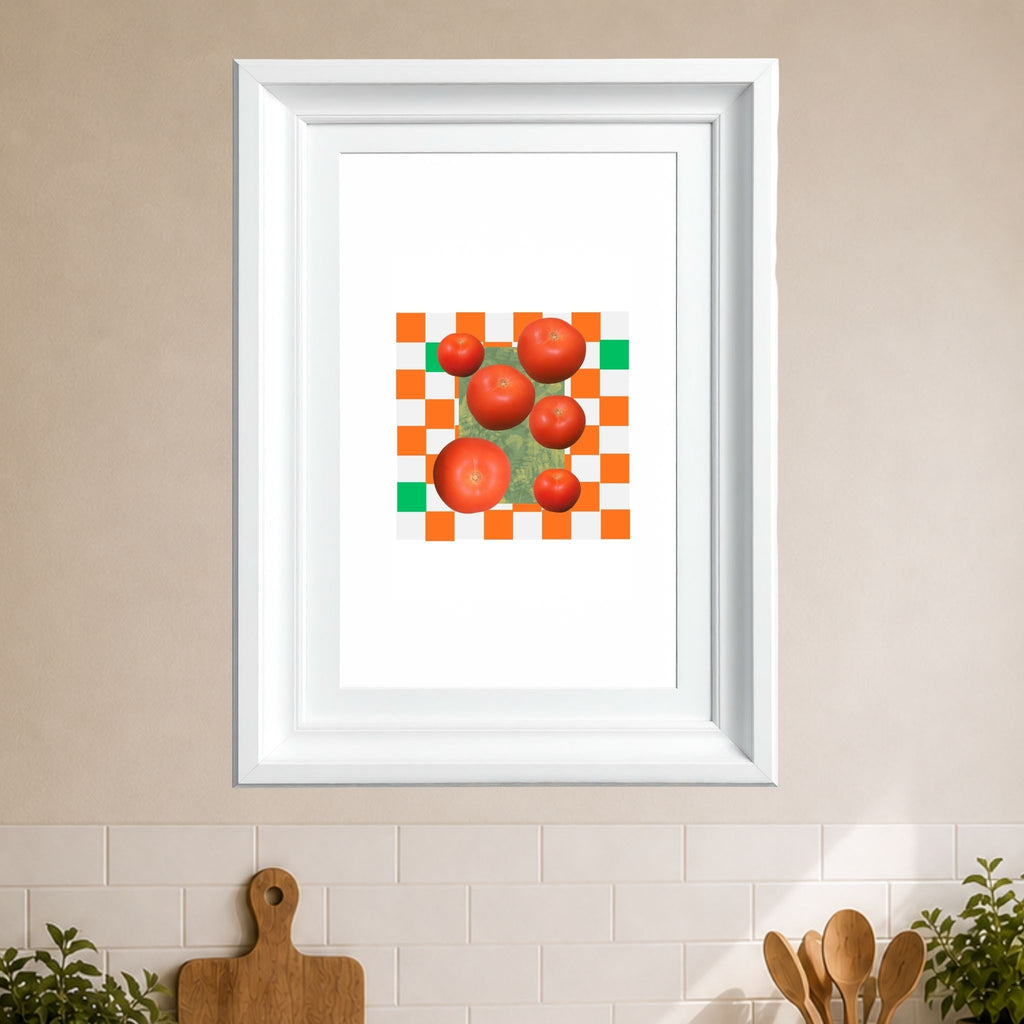 Alfresco - Tomatoes flower collage — A4 Limited Edition (25)