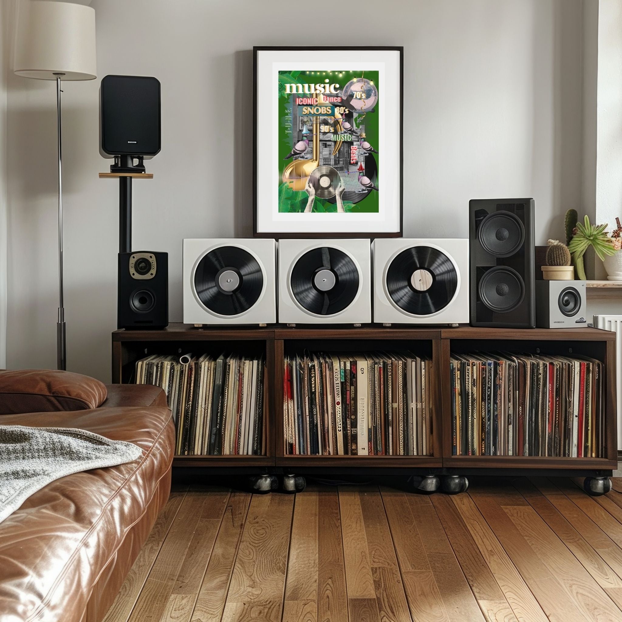 Party On (in Green) collage — A4 Limited Edition (25)