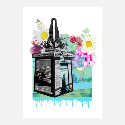 Diving Lady (Newtown) open edition fine art print