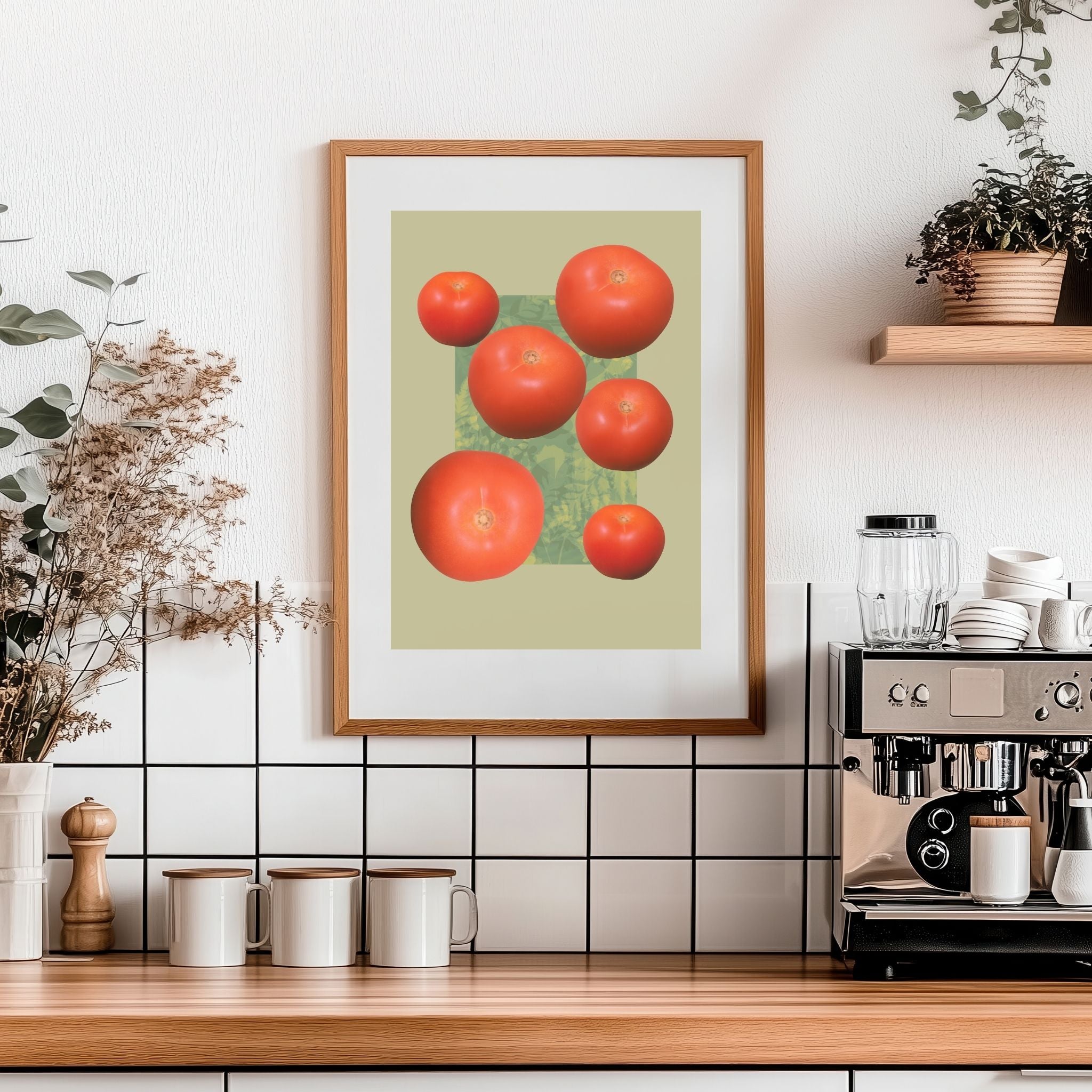 Domestic Orbits - Tomato collage — A4 Limited Edition (25)
