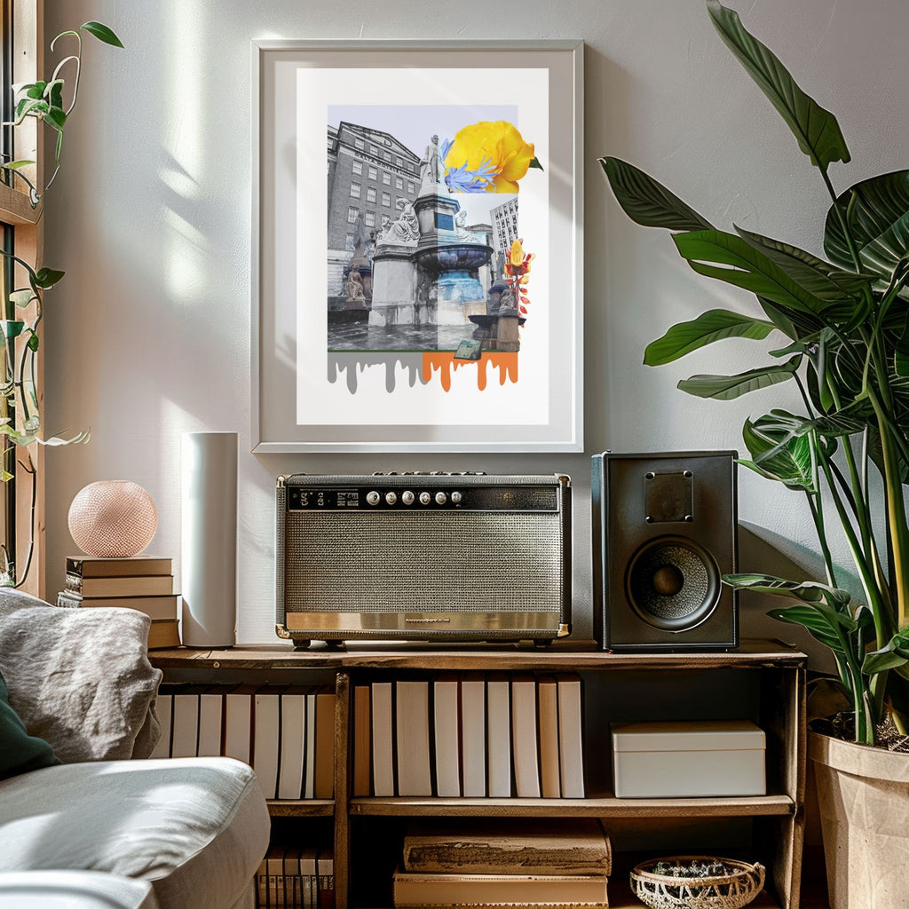 Joesph Sturge Statue Birmingham open edition fine art print UK