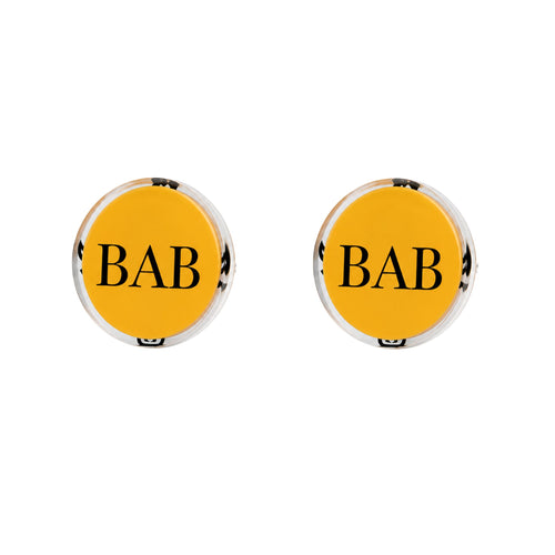 BAB stud Earrings Wear The Bull UK — MADE TO ORDER