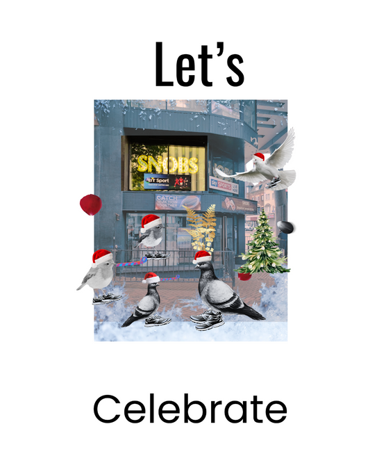 SNOBS Nightclub – Christmas Hats Greeting card