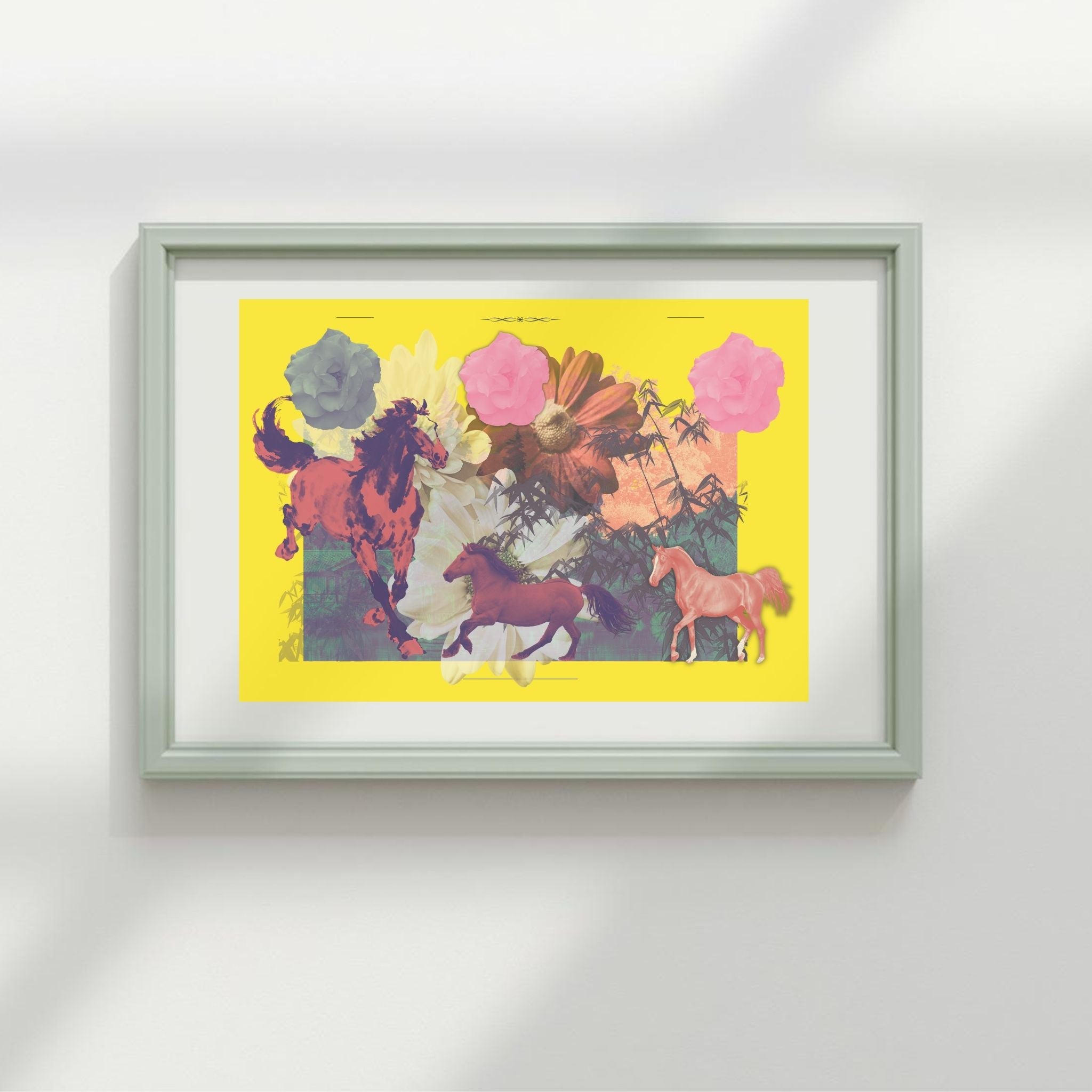 Untamed (in Yellow) collage — A4 Limited Edition (25)